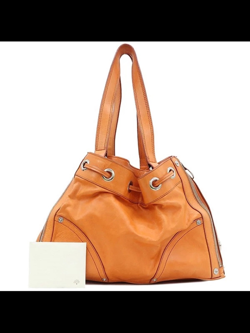 Mulberry Cognac Leather Shoulder Tote
